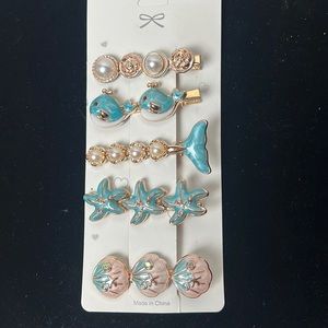 Beach Sea Theme Hair Clips!